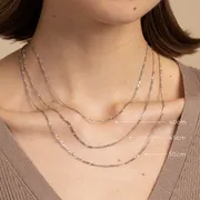 Astrid & Miyu Soho collier or blanc massif chaîne