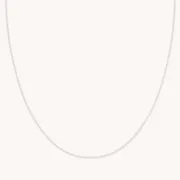 Astrid & Miyu Marylebone Chain collier or blanc massif
