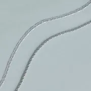 Astrid & Miyu Illusion Double Chain collier argent double