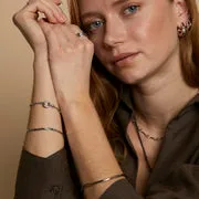 Astrid & Miyu Hardware Chain bracelet argenté