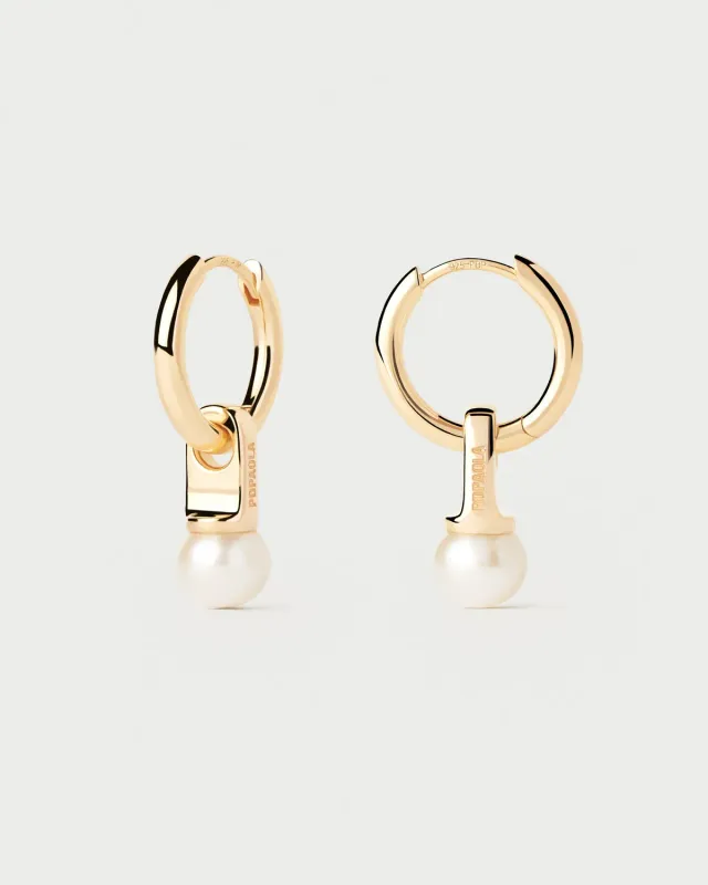 PDPAOLA Pearl créoles perle d'eau douce