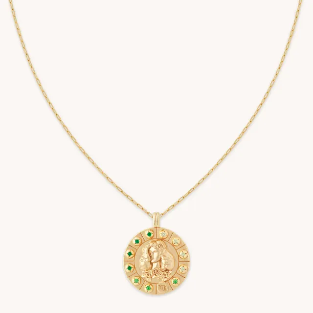 Astrid & Miyu Virgo Bold collier Vierge doré