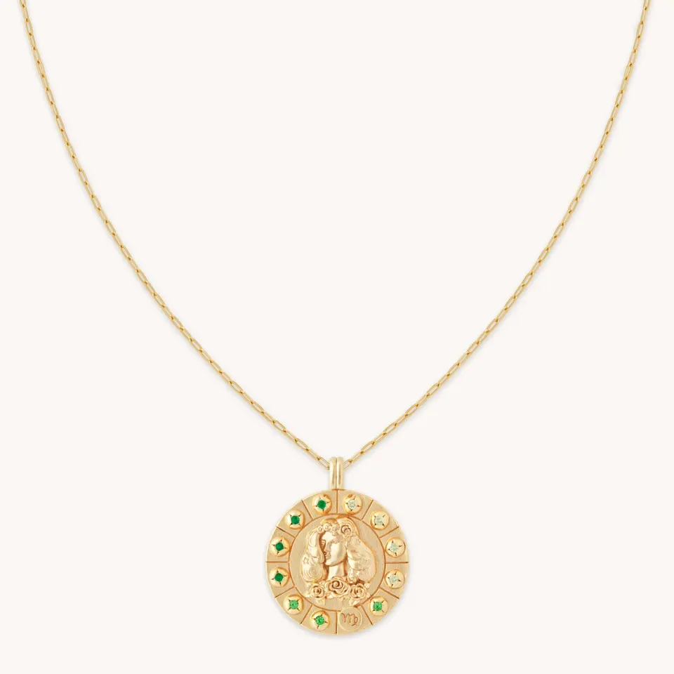 Astrid & Miyu Virgo Bold collier Vierge doré