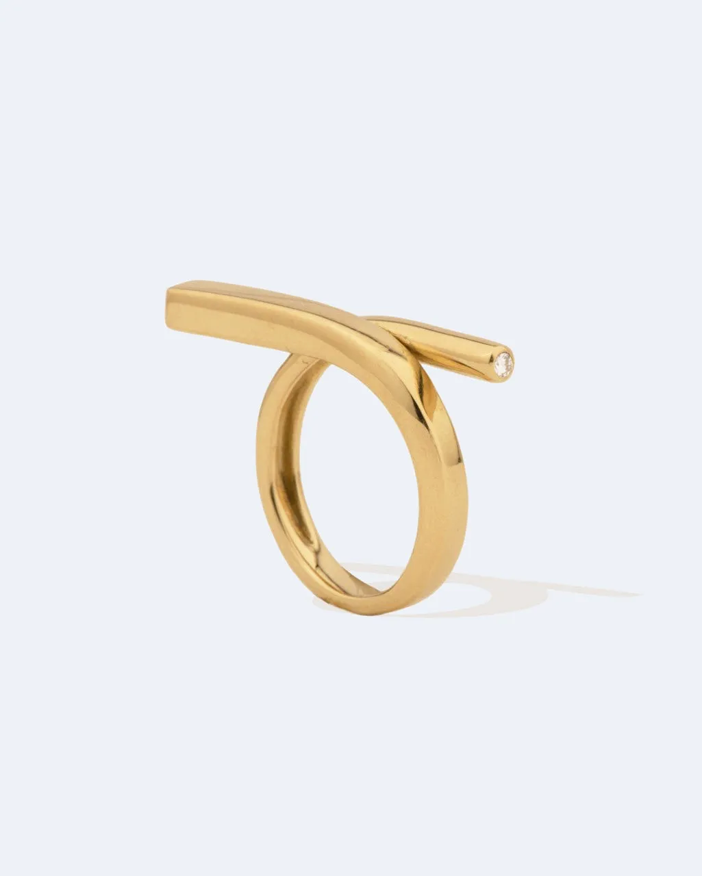 Completedworks Flight bague diamant or jaune 18ct
