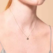 Astrid & Miyu March Aquamarine Collier or massif mars