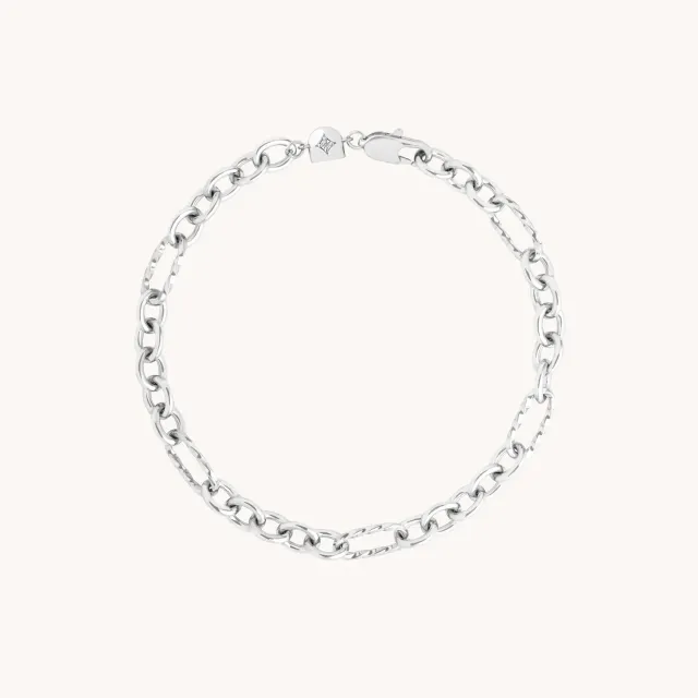 Astrid & Miyu Bold Chain bracelet argent mailles larges