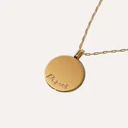 Astrid & Miyu Pisces Bold collier pendentif doré Poissons