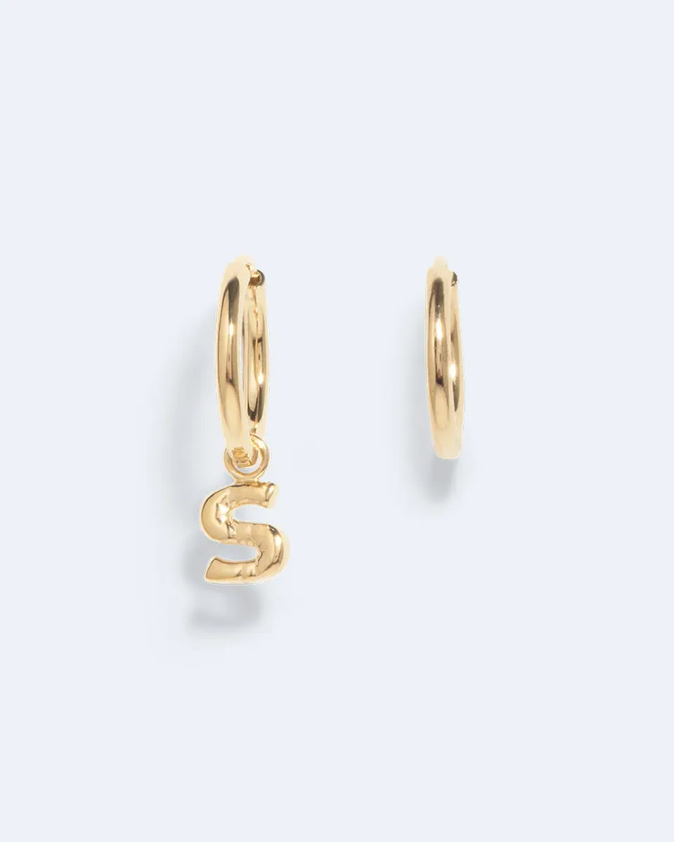 Completedworks Classicworks S boucles vermeil or asymétriques