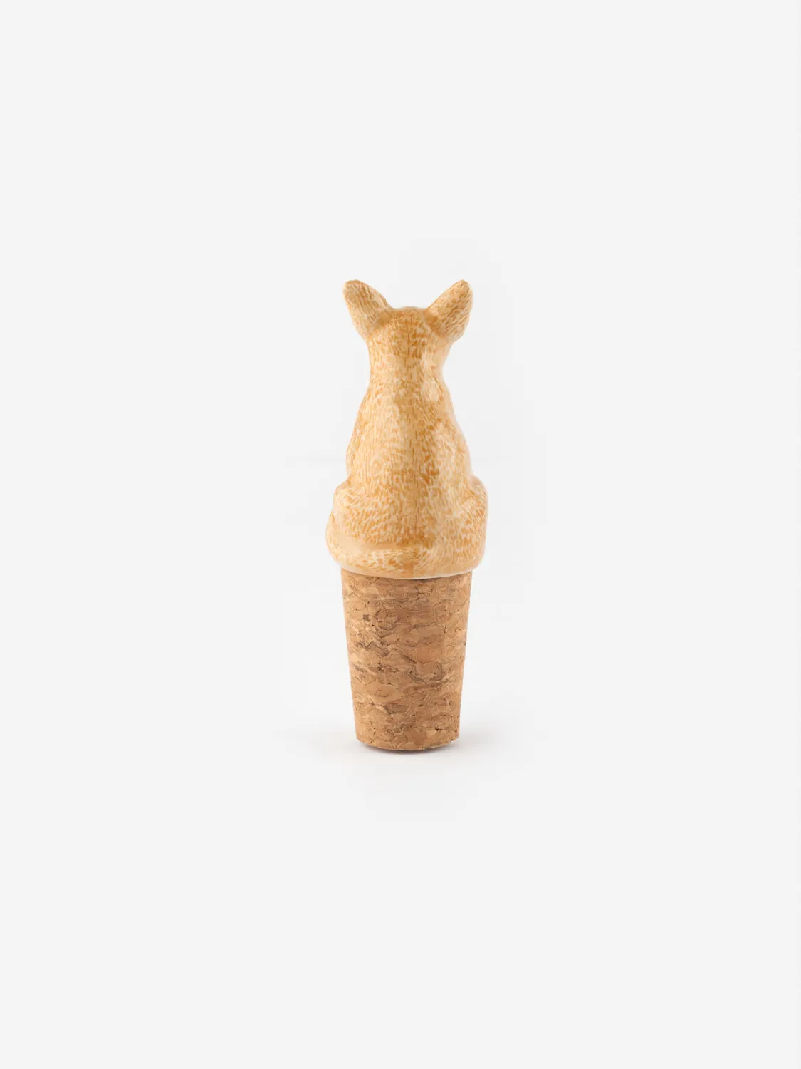 Nach Bijoux Chihuahua beige bouchon de bouteille porcelaine