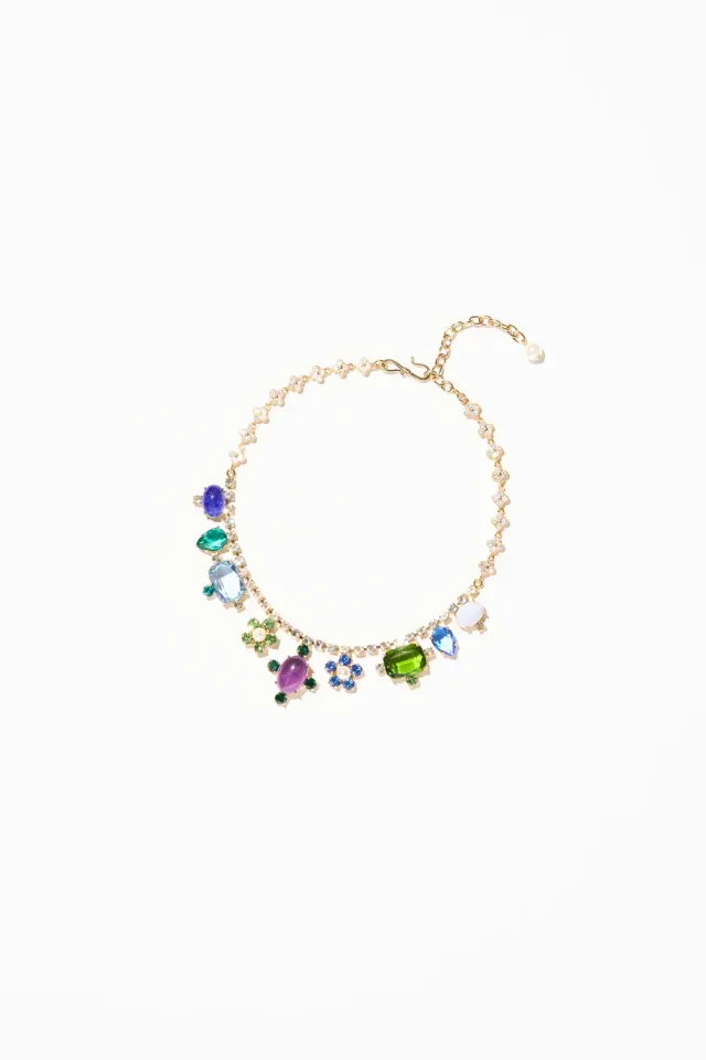 Philippe Ferrandis Castiglione collier choker améthyste 37 cm
