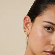 Astrid & Miyu Alexandrite Marquise clous d'oreilles or massif