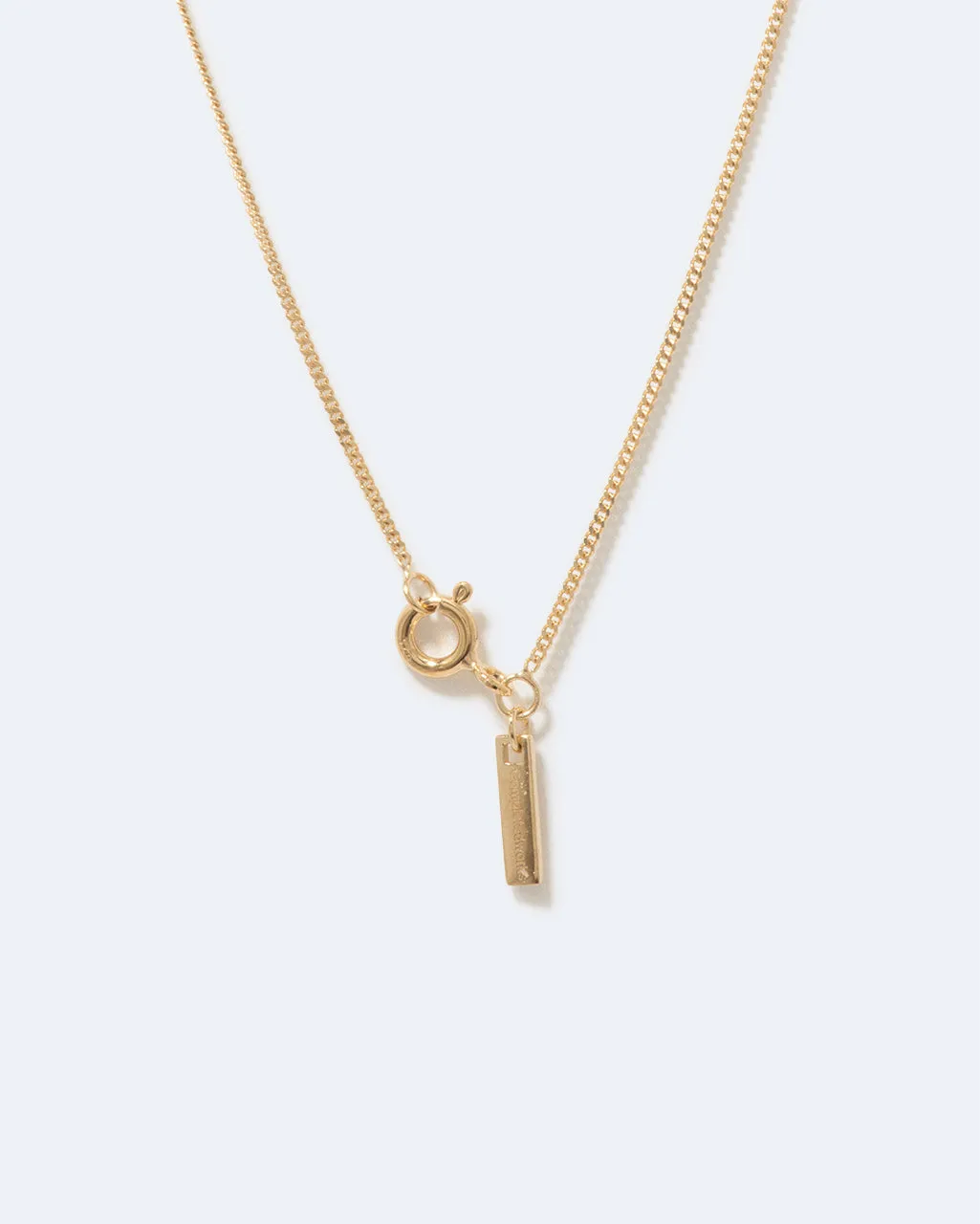Completedworks One Blank collier perle vermeil pendentif
