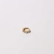 Astrid & Miyu Celestial Crystal créoles doré 6.5mm