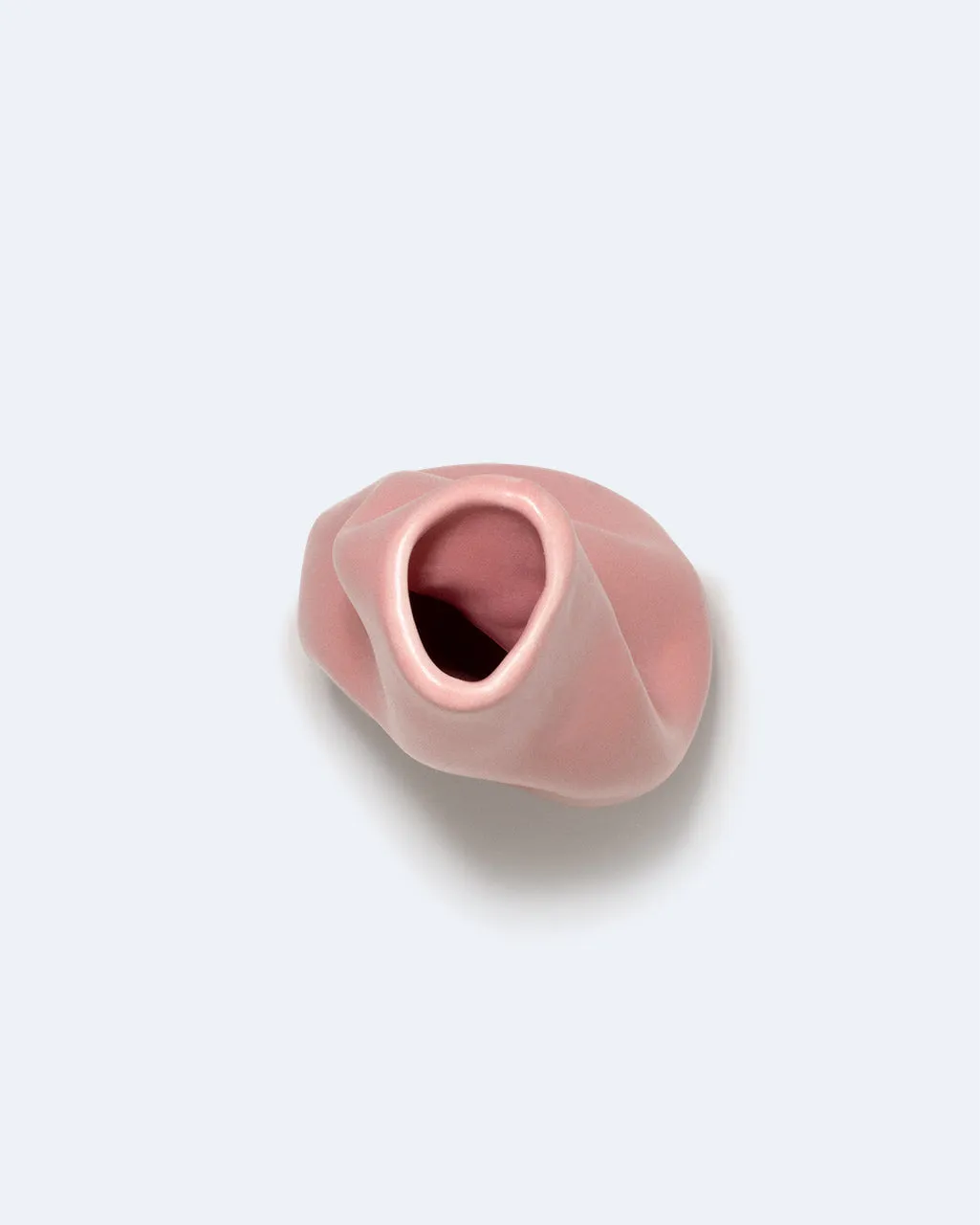 Completedworks Fold Seam vase céramique rose mat