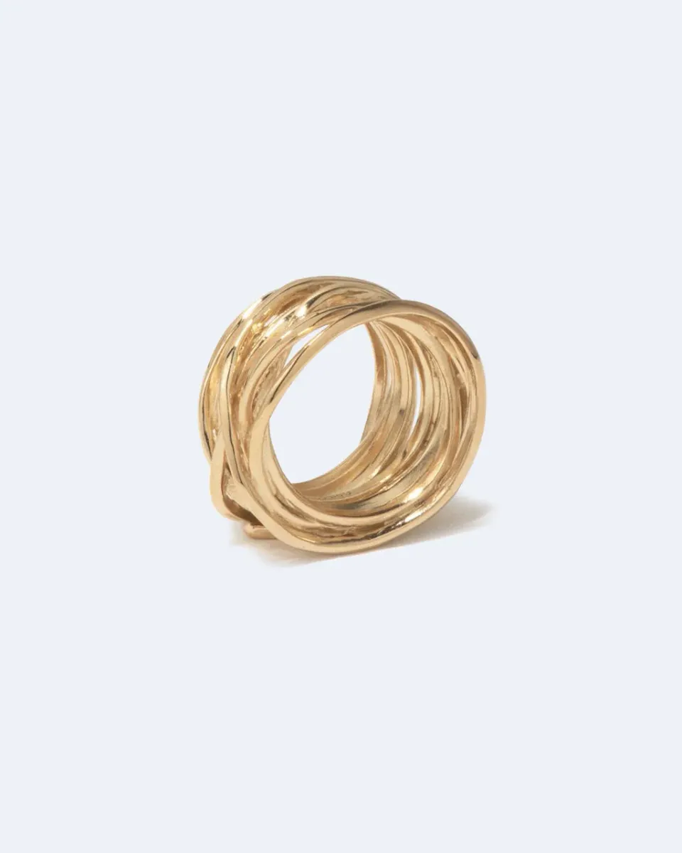 Completedworks Suburbs bague vermeil large