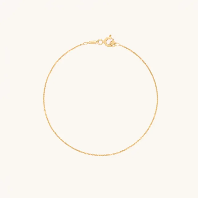 Astrid & Miyu Shoreditch Chain bracelet or massif