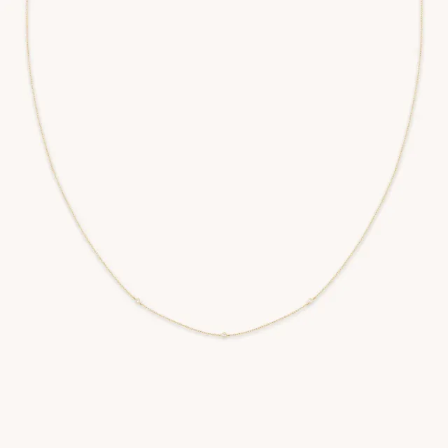 Astrid & Miyu Topaz Charm collier or massif topaze