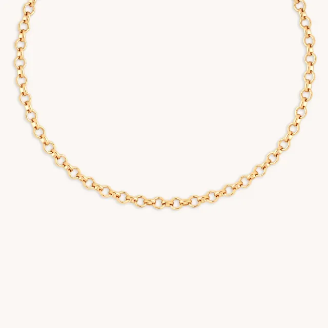 Astrid & Miyu Bold Chelsea collier chaîne doré