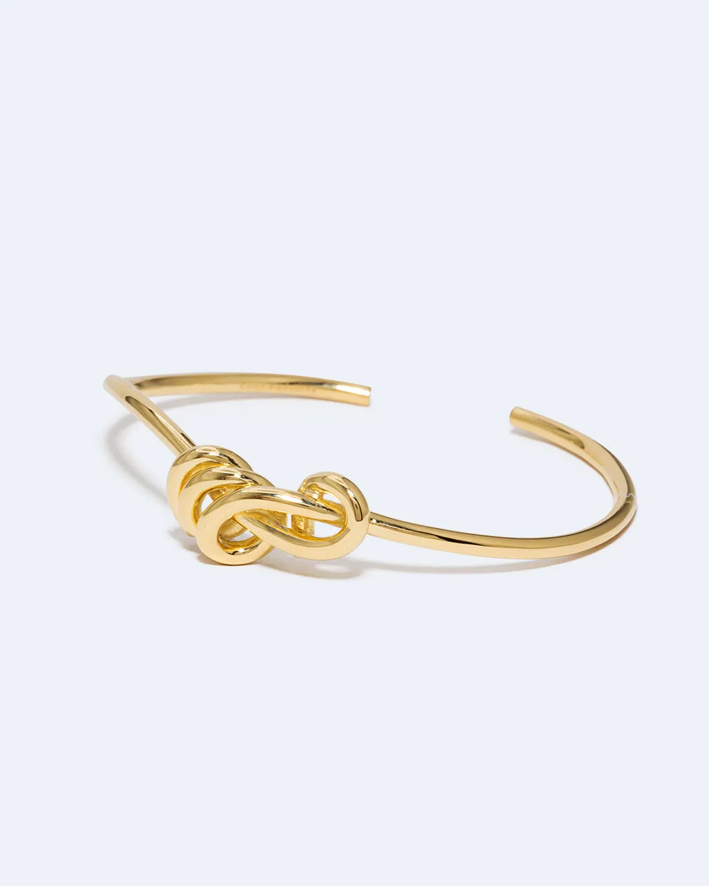 Completedworks Knot manchette plaqué or torsadé
