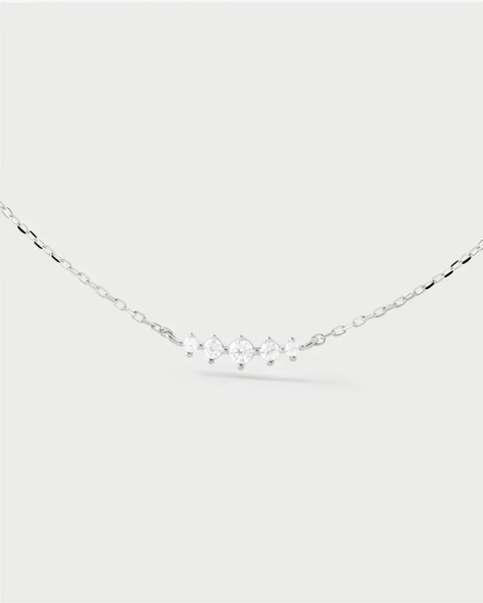 PDPAOLA Estela collier zircone blanche
