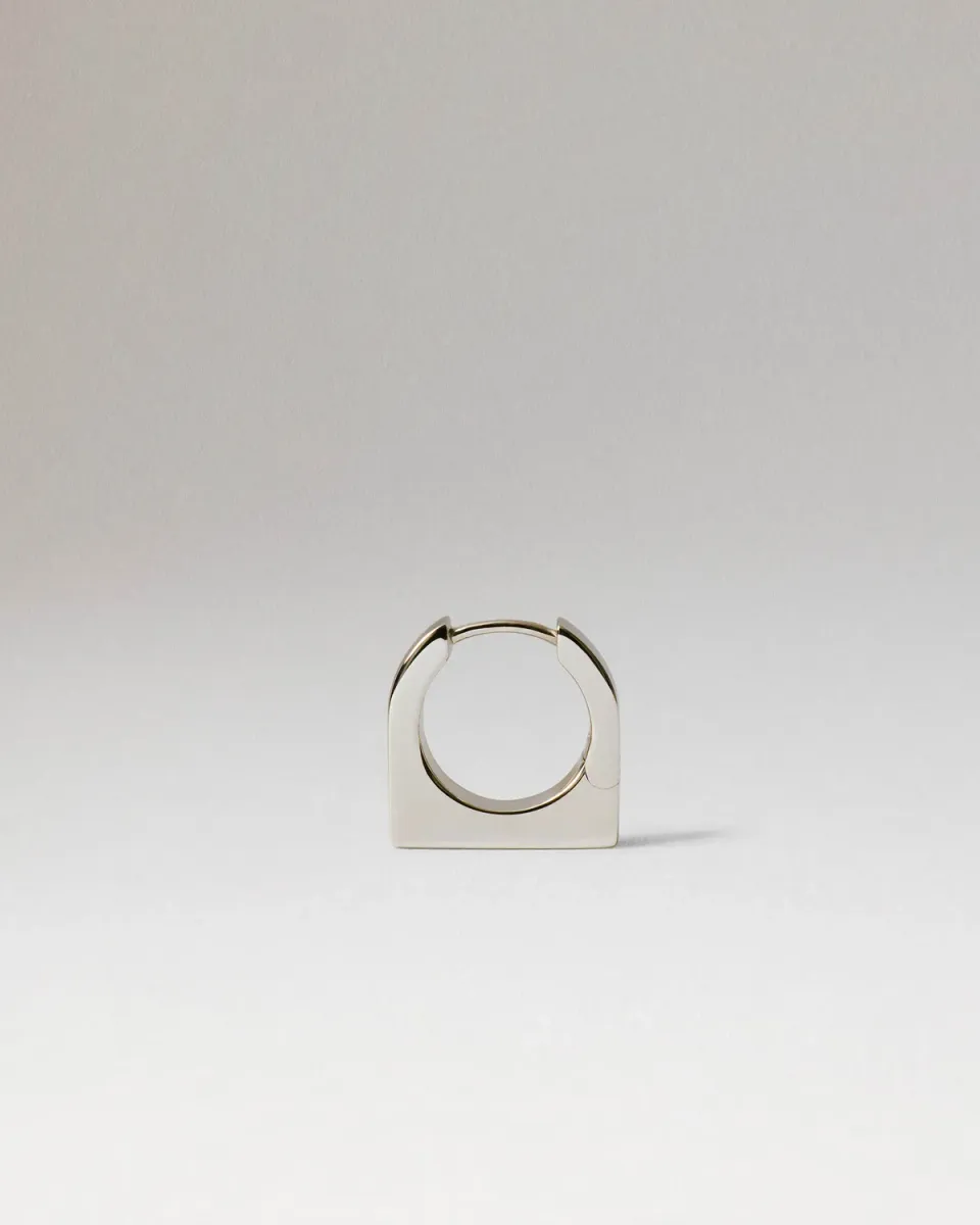 PDPAOLA New York créole argent unique 14 mm