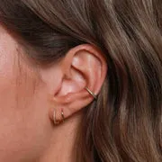 Astrid & Miyu Simple Hoops créoles or massif