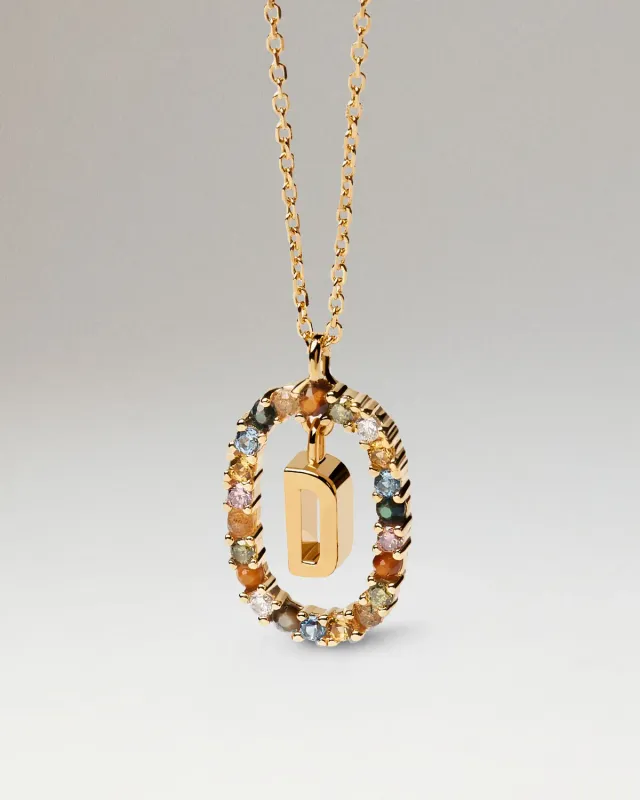 PDPAOLA Letter D collier initiale argent