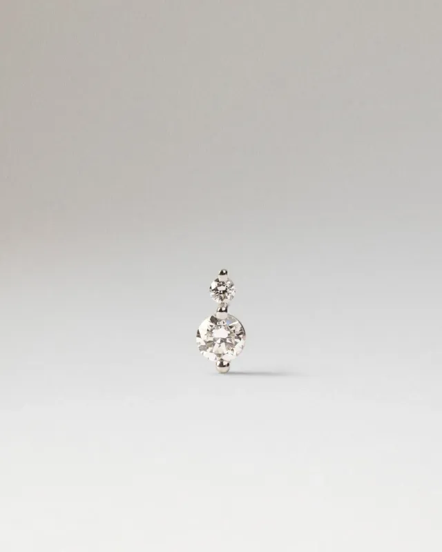 PDPAOLA Eve Mini piercing or blanc diamants 0.15ct