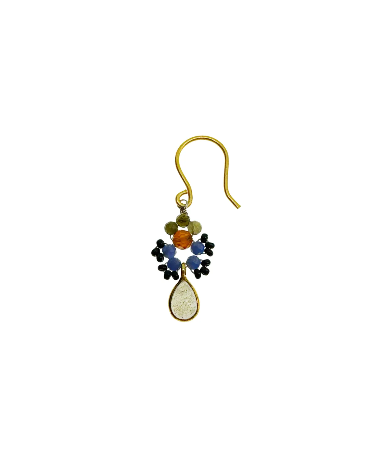 Le Fourbi de Capucine P13 boucles labradorite 3,1 cm