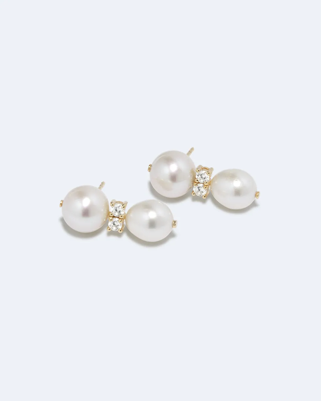 Completedworks Time Waits for No One boucles d'oreilles perles vermeil