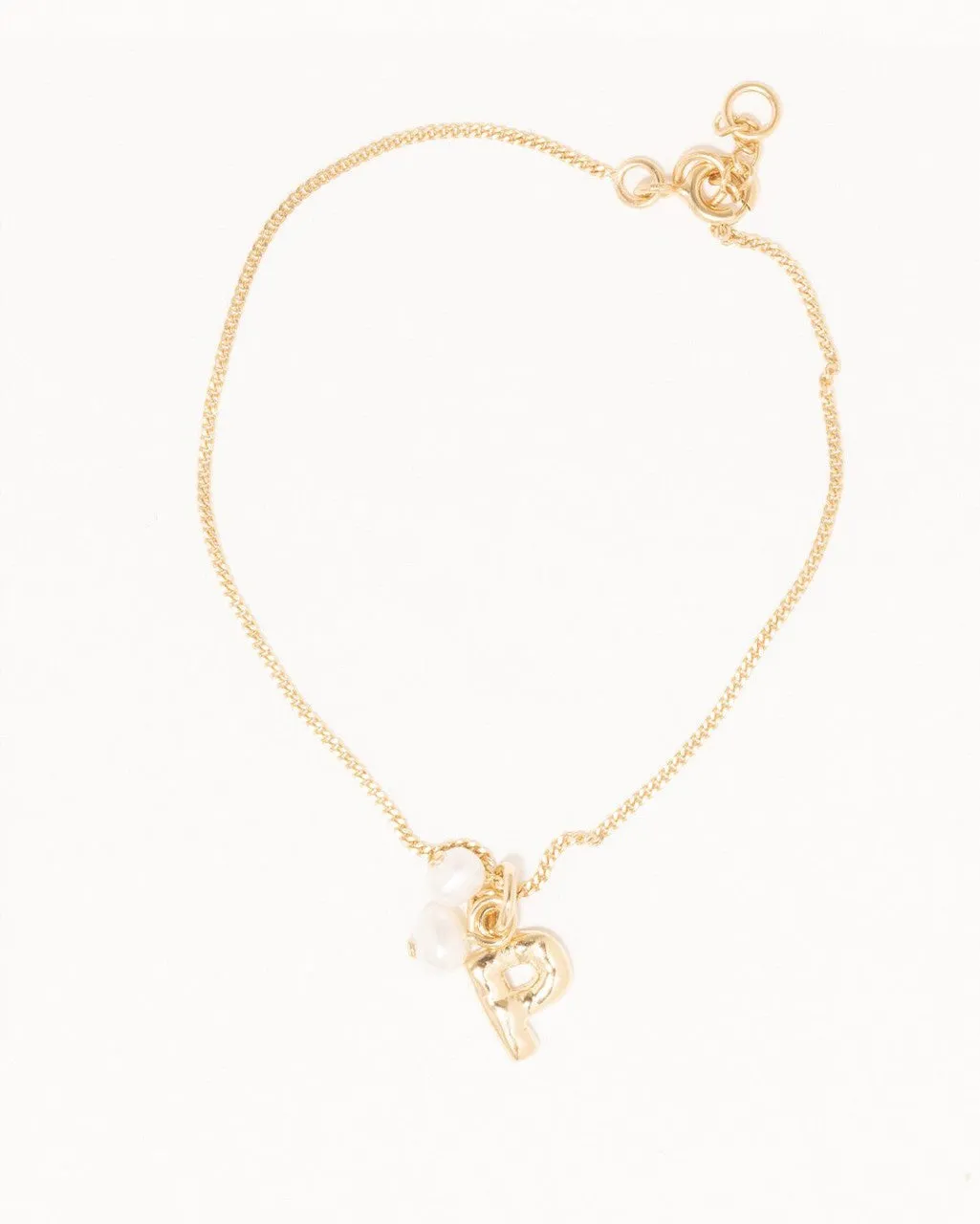 Completedworks Classicworks P bracelet perle plaqué or