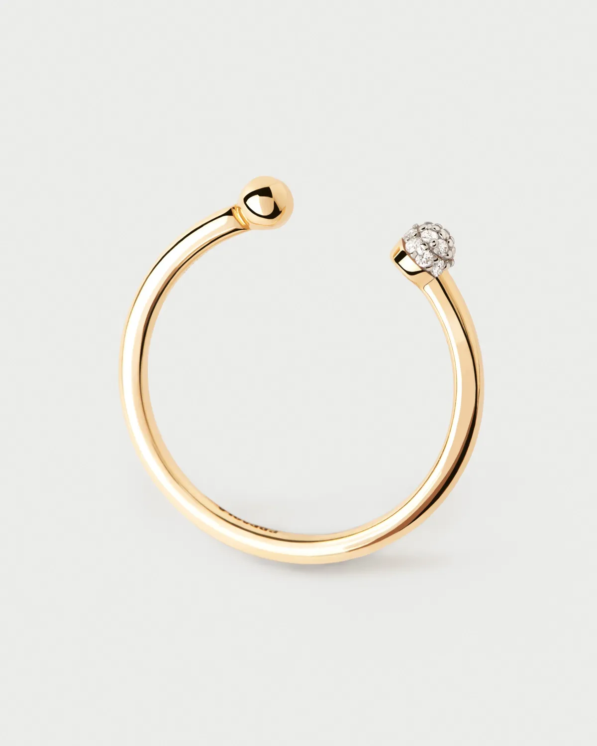 PDPAOLA Clara bague diamants or jaune 0,06 ct