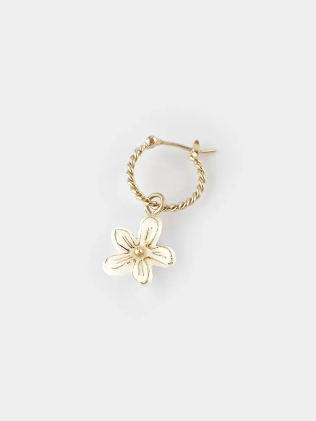 Nach Bijoux Idole Fleur d'Erine mini créole à l'unité