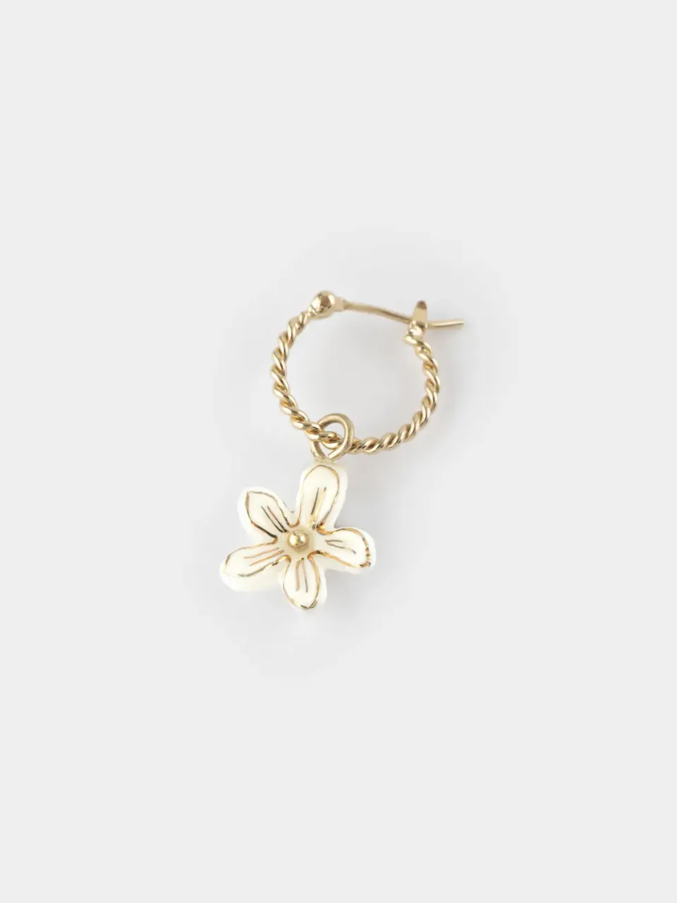 Nach Bijoux Idole Fleur d'Erine mini créole à l'unité