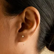 Astrid & Miyu Star Ear Chain boucle or massif étoile