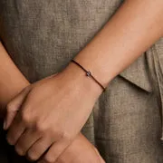 Astrid & Miyu E Initial Click charm or blanc lettre E