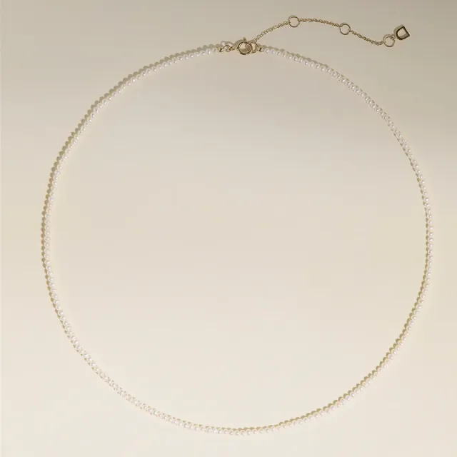 Astrid & Miyu Pearl collier perles or massif