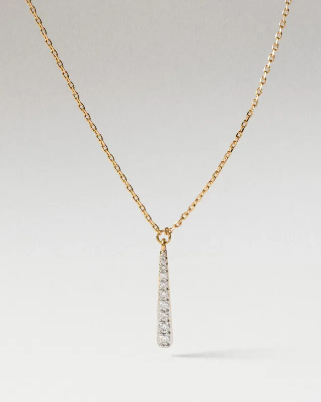 PDPAOLA Olga collier plaqué or zirconia 40-50 cm