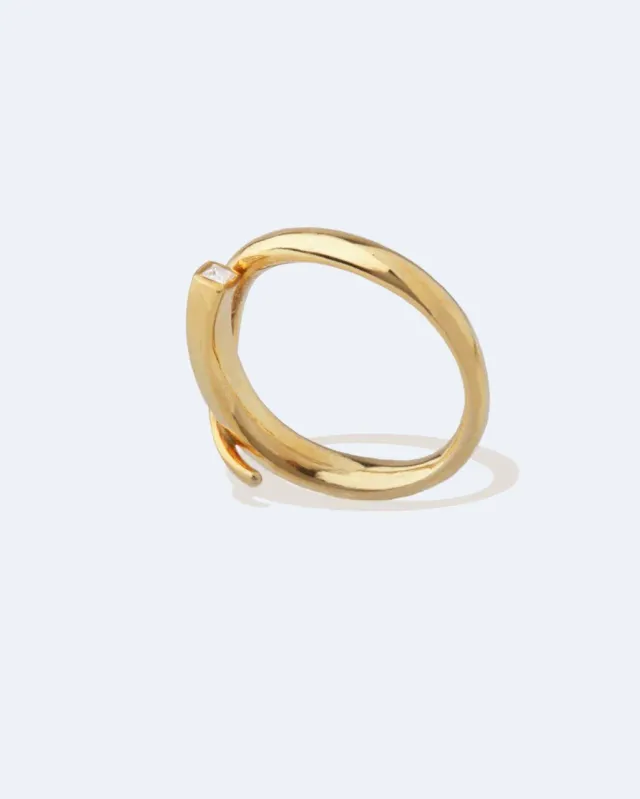 Completedworks A River in the Dales bague or 18ct diamant