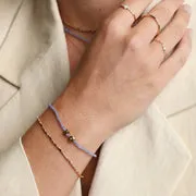 Astrid & Miyu Molten Bar bracelet or massif fondu