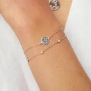 Astrid & Miyu Capricorn Zodiac bracelet argenté
