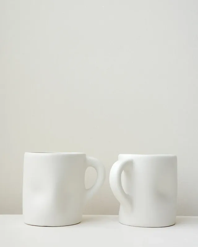 Completedworks Bumpity Bump Bump mug blanc mat céramique