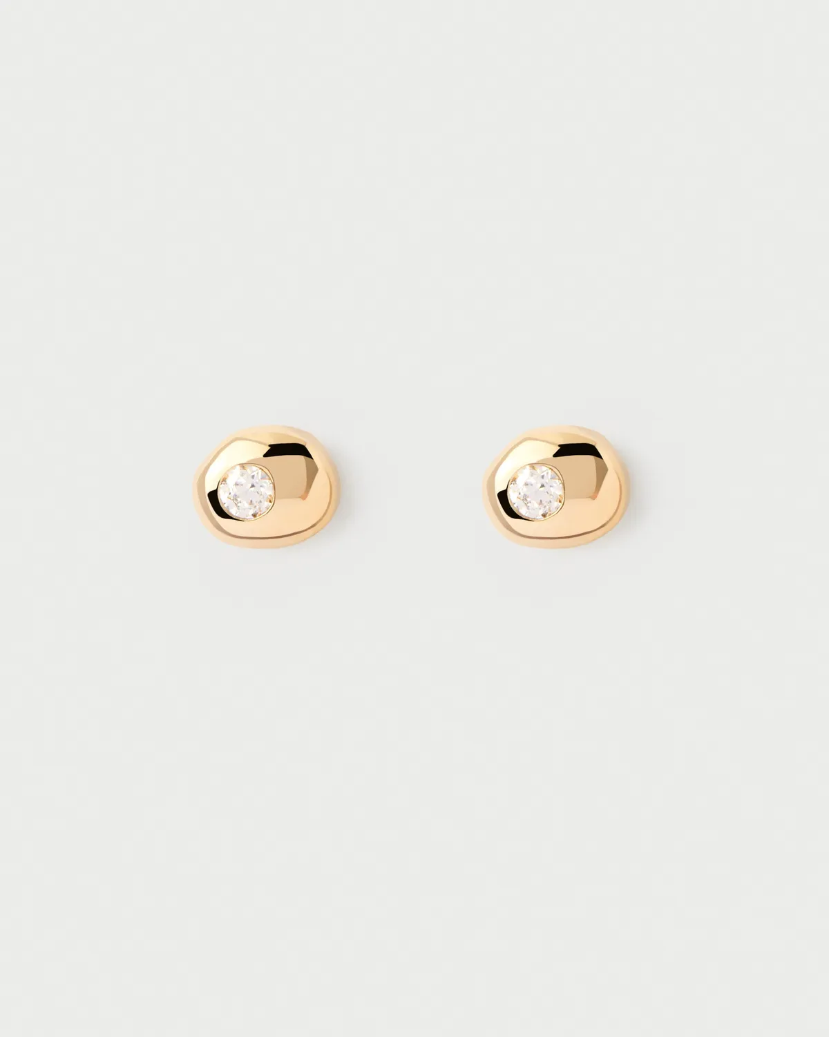 PDPAOLA Sand mono boucle zircone blanche