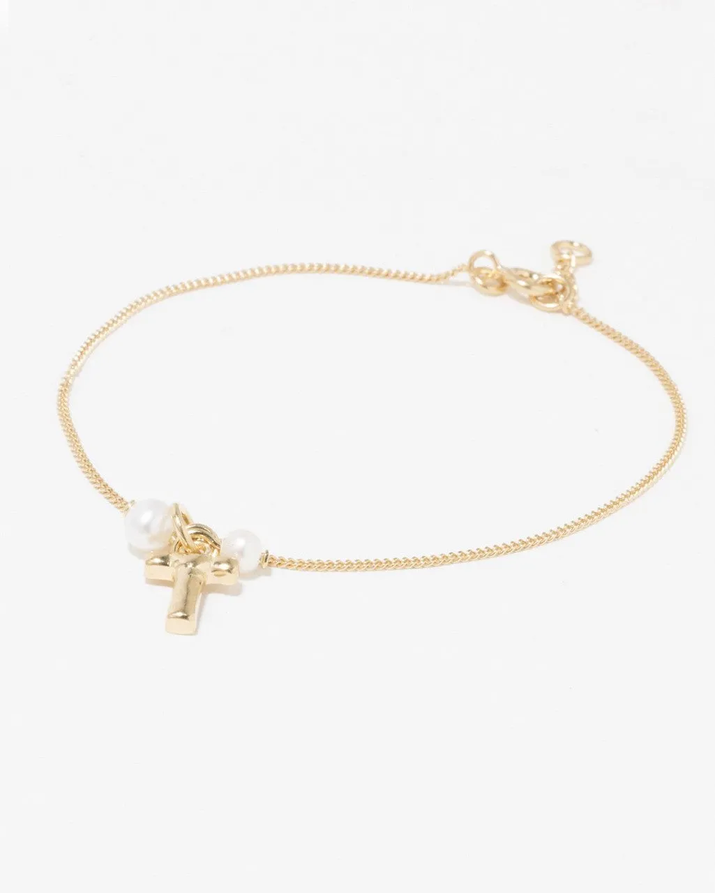 Completedworks Classicworks T bracelet perle vermeil or