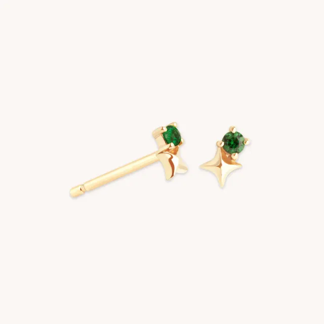 Astrid & Miyu May boucles tsavorite or massif