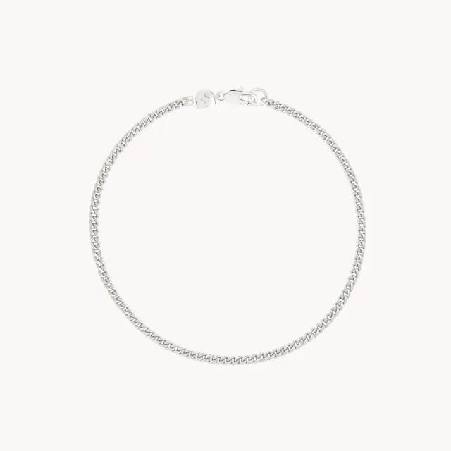 Astrid & Miyu Essential Curb Chain bracelet argent