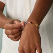 Astrid & Miyu Junior Rainbow Bracelet Or 9k
