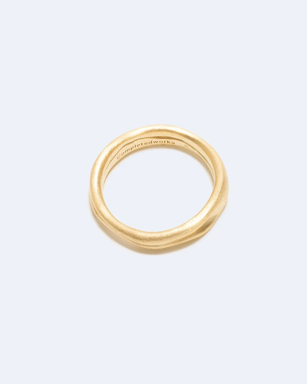 Completedworks Deflated bague vermeil or dégonflé