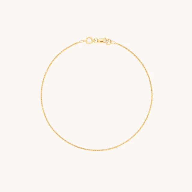 Astrid & Miyu Shoreditch Story bracelet chaîne or massif