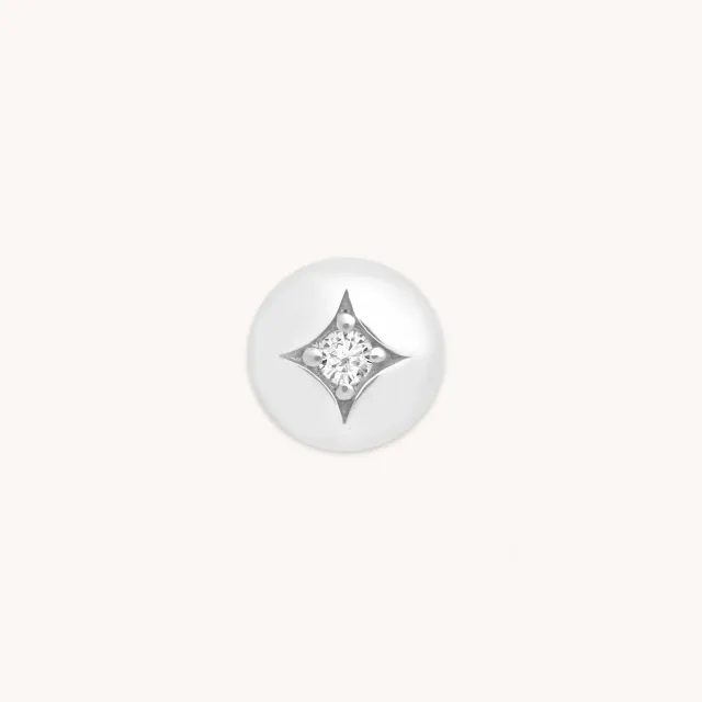 Astrid & Miyu Cosmic Click Charm or blanc 9 carats
